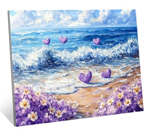 Meereswellen Diamond Painting Blume Diamond Painting Erwachsene, DIY Mosaikherstellung Diamant Malerei Bilder Set, 5D Diamant Kunst Kinder Basteln, Wohnzimmer Zimmer Zubehör Geschenke 60x80 cm H-2447 Meereswellen Diamond Painting Blume Diamond Painting Erwachsene, DIY Mosaikherstellung Diamant Malerei Bilder Set, 5D Diamant Kunst Kinder Basteln, Wohnzimmer Zimmer Zubehör Geschenke 60x80 cm H-2447 von Jqqhhoyy