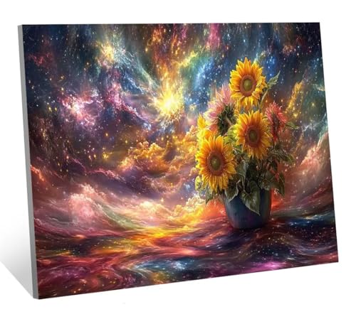 Sternenhimmel Diamond Painting Sonnenblume Diamond Painting Erwachsene, DIY Mosaikherstellung Diamant Malerei Bilder Set, 5D Diamant Kunst Kinder Basteln, Wohnzimmer Zimmer Geschenke 60x80 cm H-2687 Sternenhimmel Diamond Painting Sonnenblume Diamond Painting Erwachsene, DIY Mosaikherstellung Diamant Malerei Bilder Set, 5D Diamant Kunst Kinder Basteln, Wohnzimmer Zimmer Geschenke 60x80 cm H-2687 von Jqqhhoyy