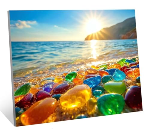 Strand Diamond Painting Stein Diamond Painting Erwachsene, Mosaikherstellung Zubehör Diamant Malerei Bilder Set, 5D Diamant Kunst Kinder Basteln, Wohnzimmer Zimmer Zubehör Geschenke 60x80 cm H-657 Strand Diamond Painting Stein Diamond Painting Erwachsene, Mosaikherstellung Zubehör Diamant Malerei Bilder Set, 5D Diamant Kunst Kinder Basteln, Wohnzimmer Zimmer Zubehör Geschenke 60x80 cm H-657 von Jqqhhoyy
