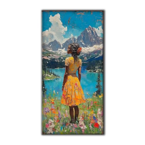 Diamond Painting Erwachsene Groß Set 5D Diamond Painting Blumen Schönheit 100 x 200 DIY Crystal Art Neuheiten Basteln Erwachsene Herbst Dekoration Kreativ Set für Home Wand Dekor, Geschenke Z-83 von Jqynn