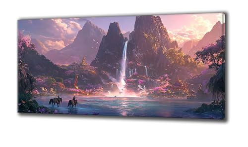 Diamond Painting Erwachsene und Kinder, Diamant Painting Bilder Fallen Sicht 5D Kreativ Set für Erwachsene DIY Crystal Art Neuheiten Diamond Painting Set Deko Wohnzimmer, Geschenke 100 x 200 Z-70 von Jqynn