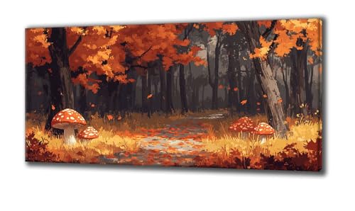 Diamond Painting Erwachsene und Kinder, Diamant Painting Bilder Herbst Wald 5D Kreativ Set für Erwachsene DIY Crystal Art Neuheiten Diamond Painting Set Deko Wohnzimmer, Geschenke 100 x 200 Z-74 von Jqynn