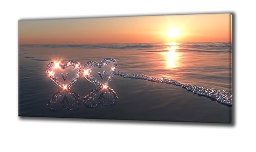 Diamond Painting Erwachsene und Kinder, Diamant Painting Bilder Strand Liebe 5D Kreativ Set für Erwachsene DIY Crystal Art Neuheiten Diamond Painting Set Deko Wohnzimmer, Geschenke 40 x 80 Z-778 von Jqynn