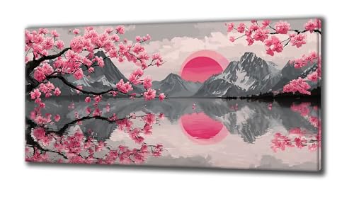 Jqynn Diamond Painting Erwachsene und Kinder, Diamant Painting Bilder Bäume See 5D Kreativ Set für Erwachsene DIY Crystal Art Neuheiten Diamond Painting Set Deko Wohnzimmer, Geschenke 60 x 120 Z-780 von Jqynn