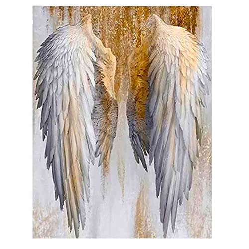 Jqynn Diamond Painting Kinder/Erwachsene Malen Nach Zahlen Engelsflügel Diamond Paintings Set Zubehör Voll Daiments Painting Bilder Groß 45x60cm, Diamond Art für Wohnzimmer Schlafzimmer Dekoration Jqynn Diamond Painting Kinder/Erwachsene Malen Nach Zahlen Engelsflügel Diamond Paintings Set Zubehör Voll Daiments Painting Bilder Groß 45x60cm, Diamond Art für Wohnzimmer Schlafzimmer Dekoration von Jqynn