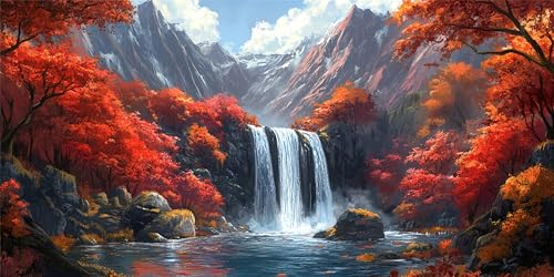 Malen Nach Zahlen Erwachsene Der Himmel, Malen Nach Zahlen Gebirge xxl Vorgedruckt High Definition Leinwand, Paint by Numbers Bastelset Erwachsene Mit 3 Pinseln Acrylfarbe, Home Deko 50x100 cm Z-1342 Malen Nach Zahlen Erwachsene Der Himmel, Malen Nach Zahlen Gebirge xxl Vorgedruckt High Definition Leinwand, Paint by Numbers Bastelset Erwachsene Mit 3 Pinseln Acrylfarbe, Home Deko 50x100 cm Z-1342 von Jqynn