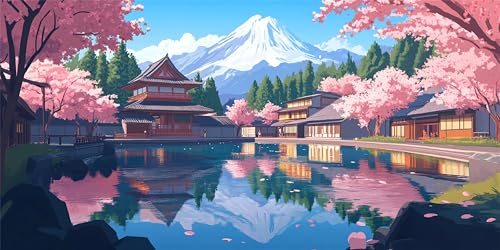 Malen Nach Zahlen Erwachsene Japan, Malen Nach Zahlen Berg Fuji xxl Vorgedruckt High Definition Leinwand, Paint by Numbers Bastelset Erwachsene Mit 3 Pinseln Acrylfarbe, Home Deko 50x100 cm Z-1382 Malen Nach Zahlen Erwachsene Japan, Malen Nach Zahlen Berg Fuji xxl Vorgedruckt High Definition Leinwand, Paint by Numbers Bastelset Erwachsene Mit 3 Pinseln Acrylfarbe, Home Deko 50x100 cm Z-1382 von Jqynn