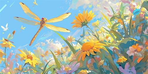 Malen Nach Zahlen Erwachsene Libelle, Malen Nach Zahlen Blume xxl Vorgedruckt High Definition Leinwand, Paint by Numbers Bastelset Erwachsene Mit Pinseln Acrylfarbe, Home Deko Geschenk 50x100cm Z-1368 Malen Nach Zahlen Erwachsene Libelle, Malen Nach Zahlen Blume xxl Vorgedruckt High Definition Leinwand, Paint by Numbers Bastelset Erwachsene Mit Pinseln Acrylfarbe, Home Deko Geschenk 50x100cm Z-1368 von Jqynn