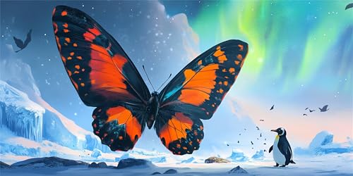 Malen Nach Zahlen Erwachsene Pinguin, Malen Nach Zahlen Blume xxl Vorgedruckt High Definition Leinwand, Paint by Numbers Bastelset Erwachsene Mit Pinseln Acrylfarbe, Home Deko Geschenk 50x100cm Z-1354 Malen Nach Zahlen Erwachsene Pinguin, Malen Nach Zahlen Blume xxl Vorgedruckt High Definition Leinwand, Paint by Numbers Bastelset Erwachsene Mit Pinseln Acrylfarbe, Home Deko Geschenk 50x100cm Z-1354 von Jqynn