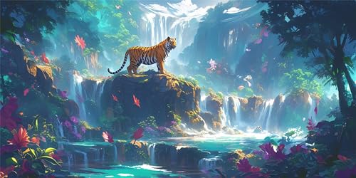 Malen Nach Zahlen Erwachsene Planet, Malen Nach Zahlen Tiger xxl Vorgedruckt High Definition Leinwand, Paint by Numbers Bastelset Erwachsene Mit Pinseln Acrylfarbe, Home Deko Geschenk 50x100 cm Z-1337 Malen Nach Zahlen Erwachsene Planet, Malen Nach Zahlen Tiger xxl Vorgedruckt High Definition Leinwand, Paint by Numbers Bastelset Erwachsene Mit Pinseln Acrylfarbe, Home Deko Geschenk 50x100 cm Z-1337 von Jqynn