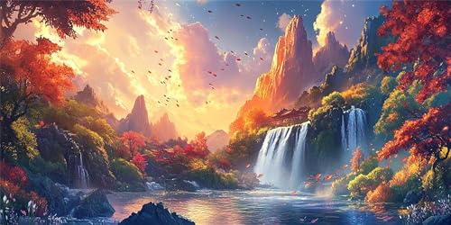 Malen Nach Zahlen Erwachsene Wasserfall, Malen Nach Zahlen SchöNheit xxl Vorgedruckt High Definition Leinwand, Paint by Numbers Bastelset Erwachsene Mit 3 Pinseln Acrylfarbe, Home Deko 50x100 cm Z1344 Malen Nach Zahlen Erwachsene Wasserfall, Malen Nach Zahlen SchöNheit xxl Vorgedruckt High Definition Leinwand, Paint by Numbers Bastelset Erwachsene Mit 3 Pinseln Acrylfarbe, Home Deko 50x100 cm Z1344 von Jqynn