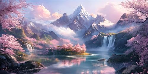 Malen Nach Zahlen Erwachsene Wasserfall, Malen Nach Zahlen See xxl Vorgedruckt High Definition Leinwand, Paint by Numbers Bastelset Erwachsene Mit 3 Pinseln Acrylfarbe, Home Deko 50x100 cm Z-1335 Malen Nach Zahlen Erwachsene Wasserfall, Malen Nach Zahlen See xxl Vorgedruckt High Definition Leinwand, Paint by Numbers Bastelset Erwachsene Mit 3 Pinseln Acrylfarbe, Home Deko 50x100 cm Z-1335 von Jqynn