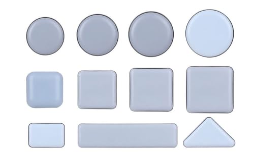 4/8 Stück Möbelbein-Gleitpads, leicht zu bewegen, schwere Möbel, Tischsockel, Schutzbeine, abriebfeste Bodenmatte mit Schrauben(40mm-4pcs) von JrEam