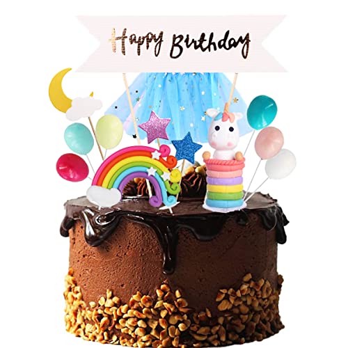 Jrzyhi Einhorn Regenbogen Tortendeko Gold Happy Birthday Girlande Luftballon Kuchen Topper Cupcake Topper Einhorn Tortendeko Geburtstag für Mädchen Geburtstag Happy Birthday Luftballon Wolke Mond Jrzyhi Einhorn Regenbogen Tortendeko Gold Happy Birthday Girlande Luftballon Kuchen Topper Cupcake Topper Einhorn Tortendeko Geburtstag für Mädchen Geburtstag Happy Birthday Luftballon Wolke Mond von Jrzyhi