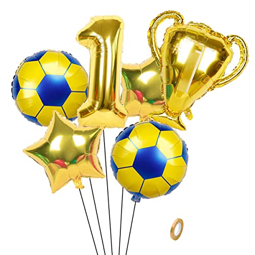 Jrzyhi Fußball Geburtstags Dekorationen Ballons Zahl 1 Zahlen-Ballon Golden Aufblasbares Trophäenspielzeug Stern Ballon Golden Fußball Spiel Thema Party Dekoration Für Kinder Jungen Geburtstag Party Jrzyhi Fußball Geburtstags Dekorationen Ballons Zahl 1 Zahlen-Ballon Golden Aufblasbares Trophäenspielzeug Stern Ballon Golden Fußball Spiel Thema Party Dekoration Für Kinder Jungen Geburtstag Party von Jrzyhi
