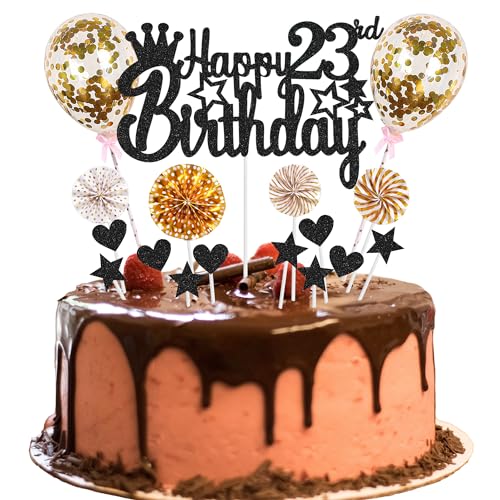 Tortendeko 23 Geburtstag Deko Happy 23th Birthday Tortendeko 23 jahre mann Kuchendeko 23. Geburtstag frau Schwarz Golden Tortendeko mann frauen Hello 23 Glitter Cake Topper für 23 Geburtstag Tortendeko 23 Geburtstag Deko Happy 23th Birthday Tortendeko 23 jahre mann Kuchendeko 23. Geburtstag frau Schwarz Golden Tortendeko mann frauen Hello 23 Glitter Cake Topper für 23 Geburtstag von Jrzyhi