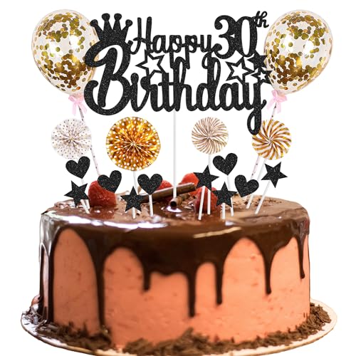 Tortendeko 30 Geburtstag Deko Happy 30th Birthday Tortendeko 30 jahre mann Kuchendeko 30. Geburtstag frau Schwarz Golden Tortendeko mann frauen Hello 30 Glitter Cake Topper für 30 Geburtstag Tortendeko 30 Geburtstag Deko Happy 30th Birthday Tortendeko 30 jahre mann Kuchendeko 30. Geburtstag frau Schwarz Golden Tortendeko mann frauen Hello 30 Glitter Cake Topper für 30 Geburtstag von Jrzyhi