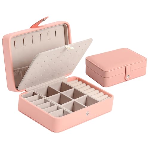 Portable Jewelry Box, Mini Schmuckkasten, Schmuckschatulle Reise, Mini Schmuckbox Reise, Jewelry Organizer Reisen, Zur Aufbewahrung Von Schmuck, Ohrringen Und Ohrsteckern von Jsleid