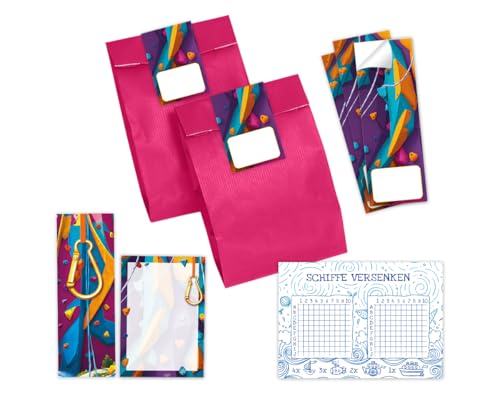 10 Schiffe versenken + 10 Lesezeichen + 10 Notizblöcke + 10 Geschenktüten/pink + 10 Aufkleber Klettern Jungen Mädchen Mitgebsel Kindergeburtstag Gastgeschenke Mädchengeburtstag Jungsgeburtstag 10 Schiffe versenken + 10 Lesezeichen + 10 Notizblöcke + 10 Geschenktüten/pink + 10 Aufkleber Klettern Jungen Mädchen Mitgebsel Kindergeburtstag Gastgeschenke Mädchengeburtstag Jungsgeburtstag von JuNa-Experten