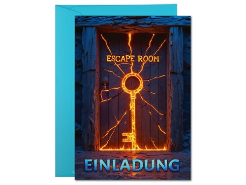 12 Einladungskarten incl. 12 Umschläge Kindergeburtstag Escape Room Mädchen Jungen Jungs coole Einladungen Geburtstag Kinder Jungsgeburtstag Mädchengeburtstag Detektiv Geburtstagseinladungen 12 Einladungskarten incl. 12 Umschläge Kindergeburtstag Escape Room Mädchen Jungen Jungs coole Einladungen Geburtstag Kinder Jungsgeburtstag Mädchengeburtstag Detektiv Geburtstagseinladungen von JuNa-Experten
