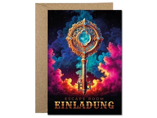 12 Einladungskarten incl. 12 Umschläge zum Kindergeburtstag Escape Room Mädchen Jungen Jungs coole Einladungen Geburtstag Kinder Jungsgeburtstag Mädchengeburtstag Detektiv Geburtstagseinladungen 12 Einladungskarten incl. 12 Umschläge zum Kindergeburtstag Escape Room Mädchen Jungen Jungs coole Einladungen Geburtstag Kinder Jungsgeburtstag Mädchengeburtstag Detektiv Geburtstagseinladungen von JuNa-Experten