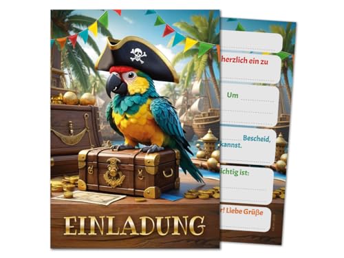 12 Einladungskarten zum Kindergeburtstag Jungen Mädchen Piraten-Party Pirat coole bunte Einladungen Geburtstag Kinder Jungsgeburtstag Mädchengeburtstag Schatzsuche Kinderparty Geburtstagseinladungen 12 Einladungskarten zum Kindergeburtstag Jungen Mädchen Piraten-Party Pirat coole bunte Einladungen Geburtstag Kinder Jungsgeburtstag Mädchengeburtstag Schatzsuche Kinderparty Geburtstagseinladungen von JuNa-Experten