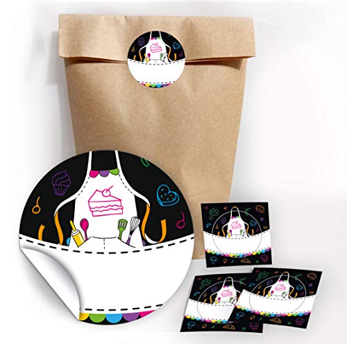 12 Geschenktüten/Natur + 12 Aufkleber Back-Party Koch-Party für Mitgebsel Gastgeschenk beim Kindergeburtstag Jungen Mädchen 12 Geschenktüten/Natur + 12 Aufkleber Back-Party Koch-Party für Mitgebsel Gastgeschenk beim Kindergeburtstag Jungen Mädchen von JuNa-Experten