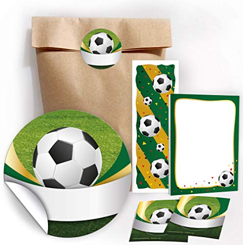 12 Geschenktüten + 12 Aufkleber + 12 Lesezeichen + 12 Mini-Notizblöcke Fußball/Mitgebsel Gastgeschenk für Kinder Jungen Mädchen bei Geburtstag Turnier 12 Geschenktüten + 12 Aufkleber + 12 Lesezeichen + 12 Mini-Notizblöcke Fußball/Mitgebsel Gastgeschenk für Kinder Jungen Mädchen bei Geburtstag Turnier von JuNa-Experten