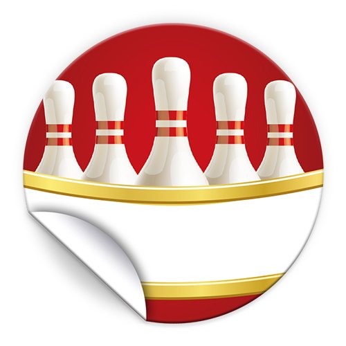 24 Aufkleber "Bowling rot" für Geschenkverpackung/Sticker für Verpackung von Gastgeschenk Mitgebsel/Kindergeburtstag/Party-Deko 24 Aufkleber "Bowling rot" für Geschenkverpackung/Sticker für Verpackung von Gastgeschenk Mitgebsel/Kindergeburtstag/Party-Deko von JuNa-Experten