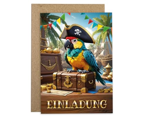 6 Einladungskarten incl. 6 Umschläge zum Kindergeburtstag Jungen Mädchen Piraten-Party Pirat coole Einladungen Geburtstag Kinder Jungsgeburtstag Mädchengeburtstag Schatzsuche Geburtstagseinladungen 6 Einladungskarten incl. 6 Umschläge zum Kindergeburtstag Jungen Mädchen Piraten-Party Pirat coole Einladungen Geburtstag Kinder Jungsgeburtstag Mädchengeburtstag Schatzsuche Geburtstagseinladungen von JuNa-Experten