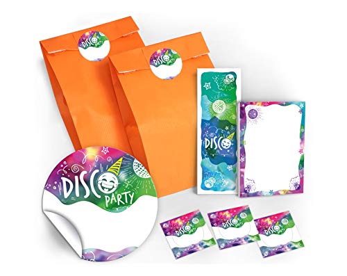 6 Lesezeichen + 6 Mini-Notizblöcke + 6 Geschenktüten/orange + 6 Aufkleber Disco Disco-Party Mitgebsel Gastgeschenk beim Kindergeburtstag Mädchen Jungen 6 Lesezeichen + 6 Mini-Notizblöcke + 6 Geschenktüten/orange + 6 Aufkleber Disco Disco-Party Mitgebsel Gastgeschenk beim Kindergeburtstag Mädchen Jungen von JuNa-Experten