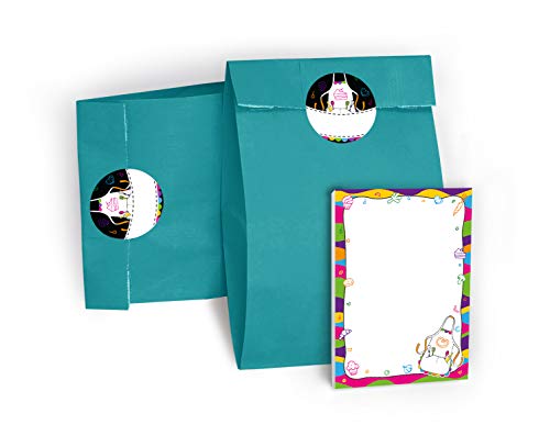 6 Mini-Notizblöcke + 6 Geschenktüten/blau + 6 Aufkleber Back-Party Koch-Party Mitgebsel Gastgeschenk beim Kindergeburtstag Jungen Mädchen 6 Mini-Notizblöcke + 6 Geschenktüten/blau + 6 Aufkleber Back-Party Koch-Party Mitgebsel Gastgeschenk beim Kindergeburtstag Jungen Mädchen von JuNa-Experten