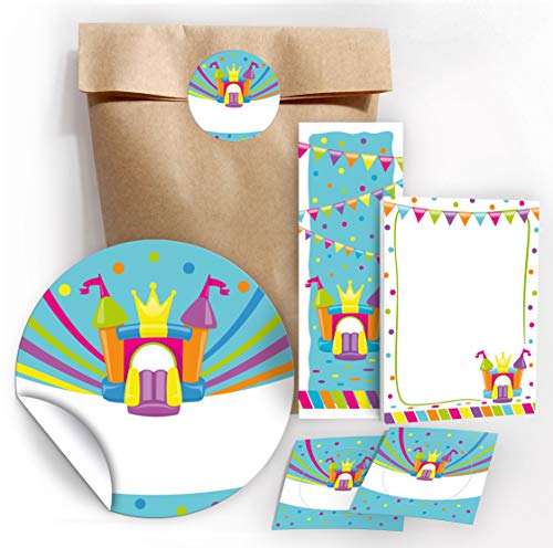 8 Lesezeichen + 8 Mini-Notizblöcke + 8 Geschenktüten / Natur + 8 Aufkleber Jump Trampolin Party Mitgebsel Gastgeschenk beim Kindergeburtstag Jungen Mädchen von JuNa-Experten