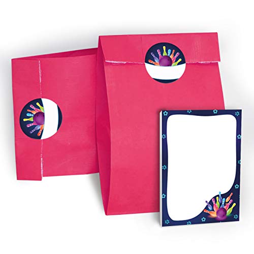 8 Mini-Notizblöcke + 8 Geschenktüten/pink + 8 Aufkleber Bowling für Mitgebsel Gastgeschenke beim Kindergeburtstag Mädchen Jungen 8 Mini-Notizblöcke + 8 Geschenktüten/pink + 8 Aufkleber Bowling für Mitgebsel Gastgeschenke beim Kindergeburtstag Mädchen Jungen von JuNa-Experten