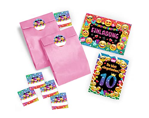 JuNa-Experten 12 Einladungskarten zum 10. Geburtstag für Mädchen incl. 12 Umschläge, 12 tüten/hellrosa, 12 Aufkleber/Einladung zehnte Geburtstag Kindergeburtstag JuNa-Experten 12 Einladungskarten zum 10. Geburtstag für Mädchen incl. 12 Umschläge, 12 tüten/hellrosa, 12 Aufkleber/Einladung zehnte Geburtstag Kindergeburtstag von JuNa-Experten