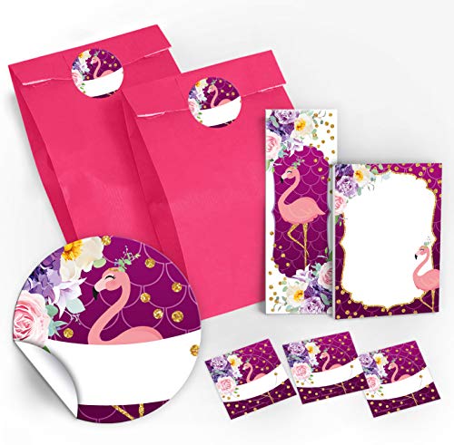 JuNa-Experten 12 Lesezeichen + 12 Mini-Blöcke + 12 Aufkleber + 12 Tüten/rosa Mitgebsel Flamingo Kindergeburtstag Mädchen Gastgeschenke Kinder JuNa-Experten 12 Lesezeichen + 12 Mini-Blöcke + 12 Aufkleber + 12 Tüten/rosa Mitgebsel Flamingo Kindergeburtstag Mädchen Gastgeschenke Kinder von JuNa-Experten