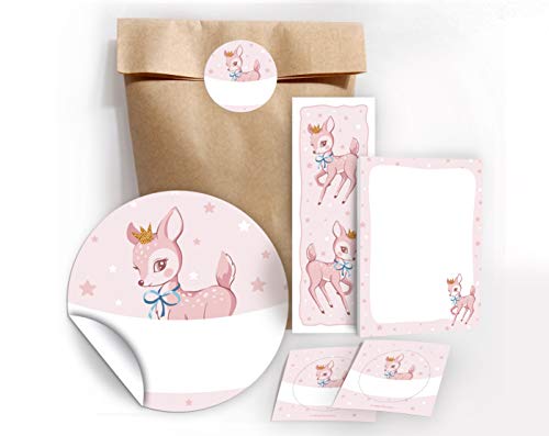 JuNa-Experten 12 Lesezeichen + 12 Mini-Notizblöcke + 12 Geschenktüten/Natur + 12 Aufkleber Bambi Mitgebsel Gastgeschenk Kindergeburtstag Mädchen JuNa-Experten 12 Lesezeichen + 12 Mini-Notizblöcke + 12 Geschenktüten/Natur + 12 Aufkleber Bambi Mitgebsel Gastgeschenk Kindergeburtstag Mädchen von JuNa-Experten