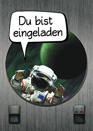 JuNa-Experten 6 Einladungskarten Kindergeburtstag Jungen Space Jungs Astronaut Geburtstagseinladungen Einladungen Geburtstags-Party Kartenset JuNa-Experten 6 Einladungskarten Kindergeburtstag Jungen Space Jungs Astronaut Geburtstagseinladungen Einladungen Geburtstags-Party Kartenset von JuNa-Experten