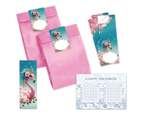 JuNa-Experten 6 Schiffe versenken + 6 Lesezeichen + 6 Geschenktüten/rosa + 6 Aufkleber Mädchen Flamingo Mitgebsel Kindergeburtstag Gastgeschenke für Mädchengeburtstag JuNa-Experten 6 Schiffe versenken + 6 Lesezeichen + 6 Geschenktüten/rosa + 6 Aufkleber Mädchen Flamingo Mitgebsel Kindergeburtstag Gastgeschenke für Mädchengeburtstag von JuNa-Experten