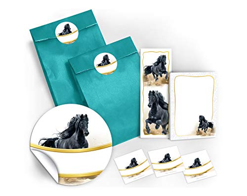 Mitgebsel Kindergeburtstag 12 Geschenktüten + 12 Aufkleber + 12 Lesezeichen + 12 Mini-Notizblöcke Pferd/Gastgeschenk für Kinder Mädchen Geburtstag Party-Zubehör Giveaways Tiere Mitgebsel Kindergeburtstag 12 Geschenktüten + 12 Aufkleber + 12 Lesezeichen + 12 Mini-Notizblöcke Pferd/Gastgeschenk für Kinder Mädchen Geburtstag Party-Zubehör Giveaways Tiere von JuNa-Experten