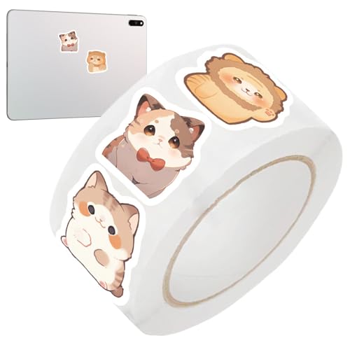 Cartoon Sticker Roll, Roll of Stickers, Cartoon Cat Stickers, Kids Motivational Sticker Pack, Waterproof Cat Design Stickers, 500 Sheets/roll Kids Cat Scrapbooking Stickers for Scrapbooking Cartoon Sticker Roll, Roll of Stickers, Cartoon Cat Stickers, Kids Motivational Sticker Pack, Waterproof Cat Design Stickers, 500 Sheets/roll Kids Cat Scrapbooking Stickers for Scrapbooking von Jubepk