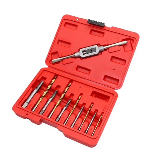 Drill Bit Set, Easy Out Tap Extractors Kit, Multi-Purpose Hand Tool Collection, Precision Steel Bit Pieces for Home, Repairs, Automotive, Workshop, Maintenance, Construction Drill Bit Set, Easy Out Tap Extractors Kit, Multi-Purpose Hand Tool Collection, Precision Steel Bit Pieces for Home, Repairs, Automotive, Workshop, Maintenance, Construction von Jubepk