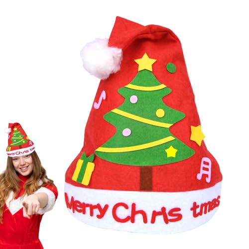 Jubepk Handmade Weihnachtsmütze Bastelset | Zeichentrick Weihnachtshut Bastelset für Kinder | Weihnachtsmann Ausstattung Set für Kinder Vorschule Zuhause Ferienaktivitäten Mädchen Kinderzimmer Jubepk Handmade Weihnachtsmütze Bastelset | Zeichentrick Weihnachtshut Bastelset für Kinder | Weihnachtsmann Ausstattung Set für Kinder Vorschule Zuhause Ferienaktivitäten Mädchen Kinderzimmer von Jubepk