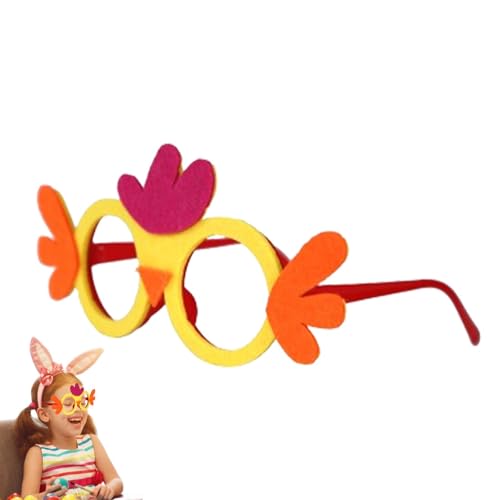 Jubepk Osterbrille | Lustige Fotoautomaten-Requisiten, -Zubehör, niedliche Brille für Geburtstags- und Faschingskostüme Jubepk Osterbrille | Lustige Fotoautomaten-Requisiten, -Zubehör, niedliche Brille für Geburtstags- und Faschingskostüme von Jubepk