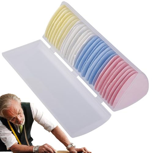 Jubepk Schneiderkreide, löschbarer Stoffmarker, Dreieckskreide, Schneiderzubehör, Nähmaschine für Schneider, Designer von Jubepk