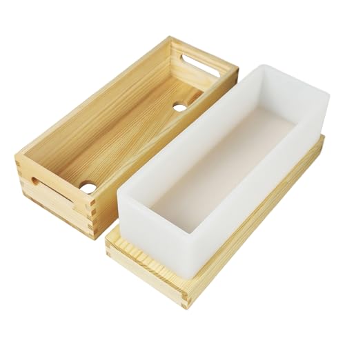 Soap Molds, Silicone Loaf Tray, Rectangle Baking Mold Nonstick Base, Craft Container with Easy Release, Project Mould Maker for Cake Pudding, Home, 11.1 X 4.33 X 3.94 Inches Soap Molds, Silicone Loaf Tray, Rectangle Baking Mold Nonstick Base, Craft Container with Easy Release, Project Mould Maker for Cake Pudding, Home, 11.1 X 4.33 X 3.94 Inches von Jubepk