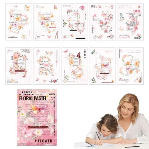 Sticker Coloring Book, 20 Sheet Collage Kit, Aesthetic Scrapbooking Journal Pack, Decorative Cute Accessories Paper for Kids, Journaling, Scrapbooking, Crafts, Notebooks, Planners Sticker Coloring Book, 20 Sheet Collage Kit, Aesthetic Scrapbooking Journal Pack, Decorative Cute Accessories Paper for Kids, Journaling, Scrapbooking, Crafts, Notebooks, Planners von Jubepk