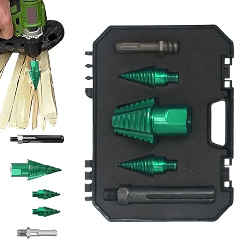Wood Splitter, Firewood Splitter, 7.87x5.91x1.77 Inches, Screw Driver Tool, Durable Removable Splitting Head for Tree Stump, Yard Work, Crafting, Home, Outdoor, Camping, Farm Wood Splitter, Firewood Splitter, 7.87x5.91x1.77 Inches, Screw Driver Tool, Durable Removable Splitting Head for Tree Stump, Yard Work, Crafting, Home, Outdoor, Camping, Farm von Jubepk