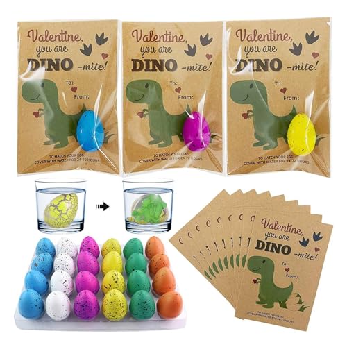 Dinosaur Haching Eggs – Haying24 Haching Culting Dinosaur Toys | Ausbruch von Eiern in einem Wasserriss mit verschiedenen Farben, Geschenke für Valentinstagsspielzeug Dinosaur Haching Eggs – Haying24 Haching Culting Dinosaur Toys | Ausbruch von Eiern in einem Wasserriss mit verschiedenen Farben, Geschenke für Valentinstagsspielzeug von Jubilofex
