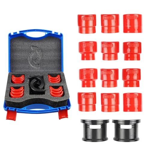 Fork Seal Tool, 14x Fork Seal -Treiberset, Lagerrennen Und Dichtungsfahrer Mit Adaptern, Versiegelungsinstallationsprogramm -Lagertreiber Kit Mit Hülle Für Die Lagerinstallation Tragbarer Komfort: Wen von Jubilofex